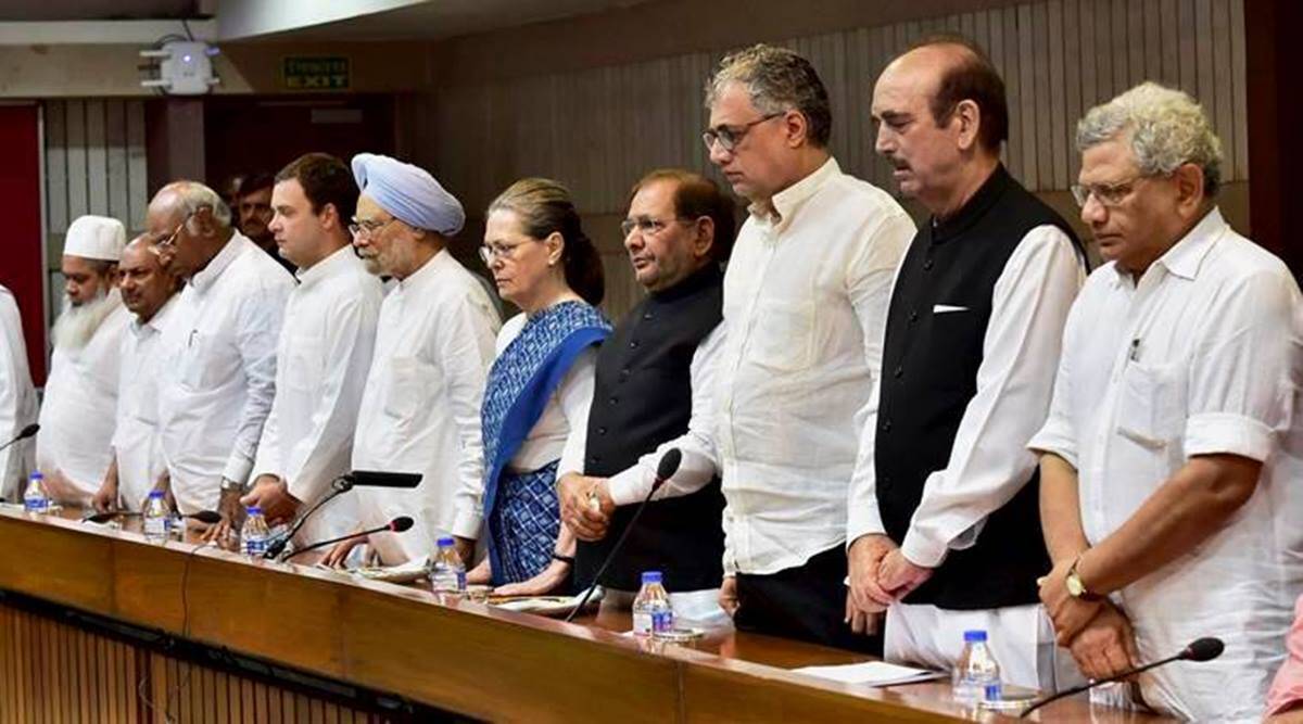 The Congress Working Committee asked Sonia Gandhi to stay on as interim president as they had complete faith in her.