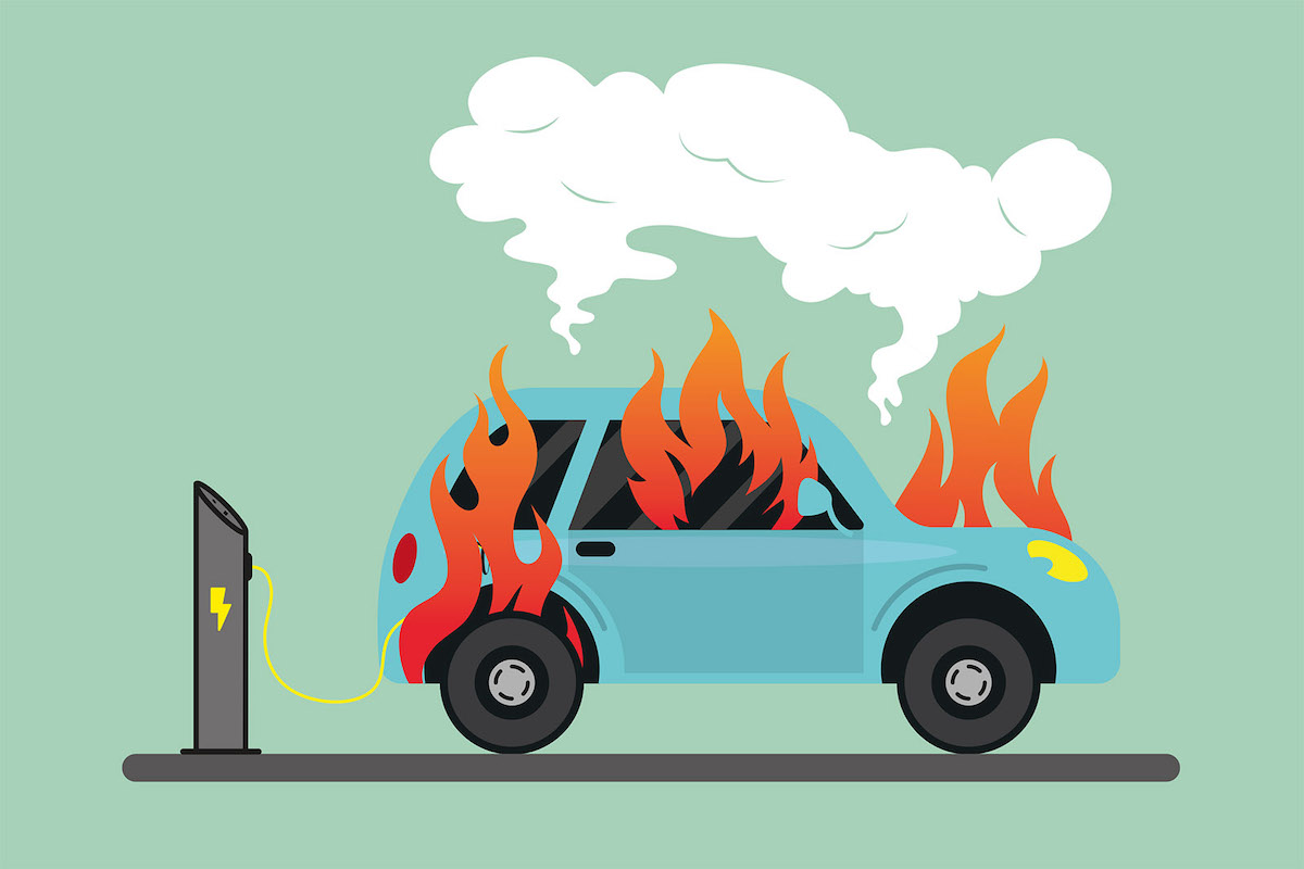 According to experts, even as EV fires aren’t necessarily more common than standard car fires, they are extremely volatile and challenging to put out.