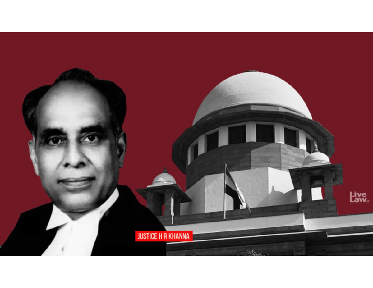 We still remember Justice H.R. Khanna for his judgement in the ADM Jabalpur case, holding   that personal liberty is inalienable even when the country is in a state of emergency. 
